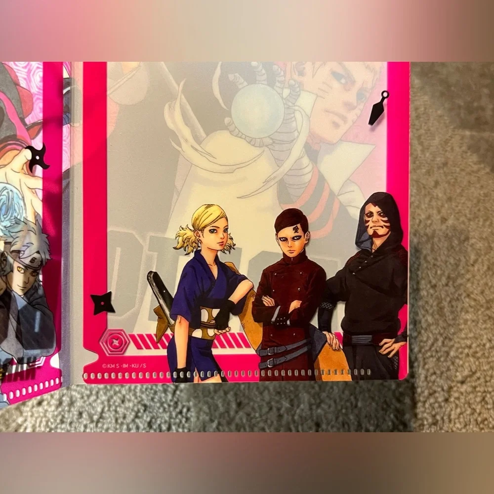 Boruto Naruto Next Generations Clear File Photo Case & Postcard Japan Anime - Picture 10 of 14